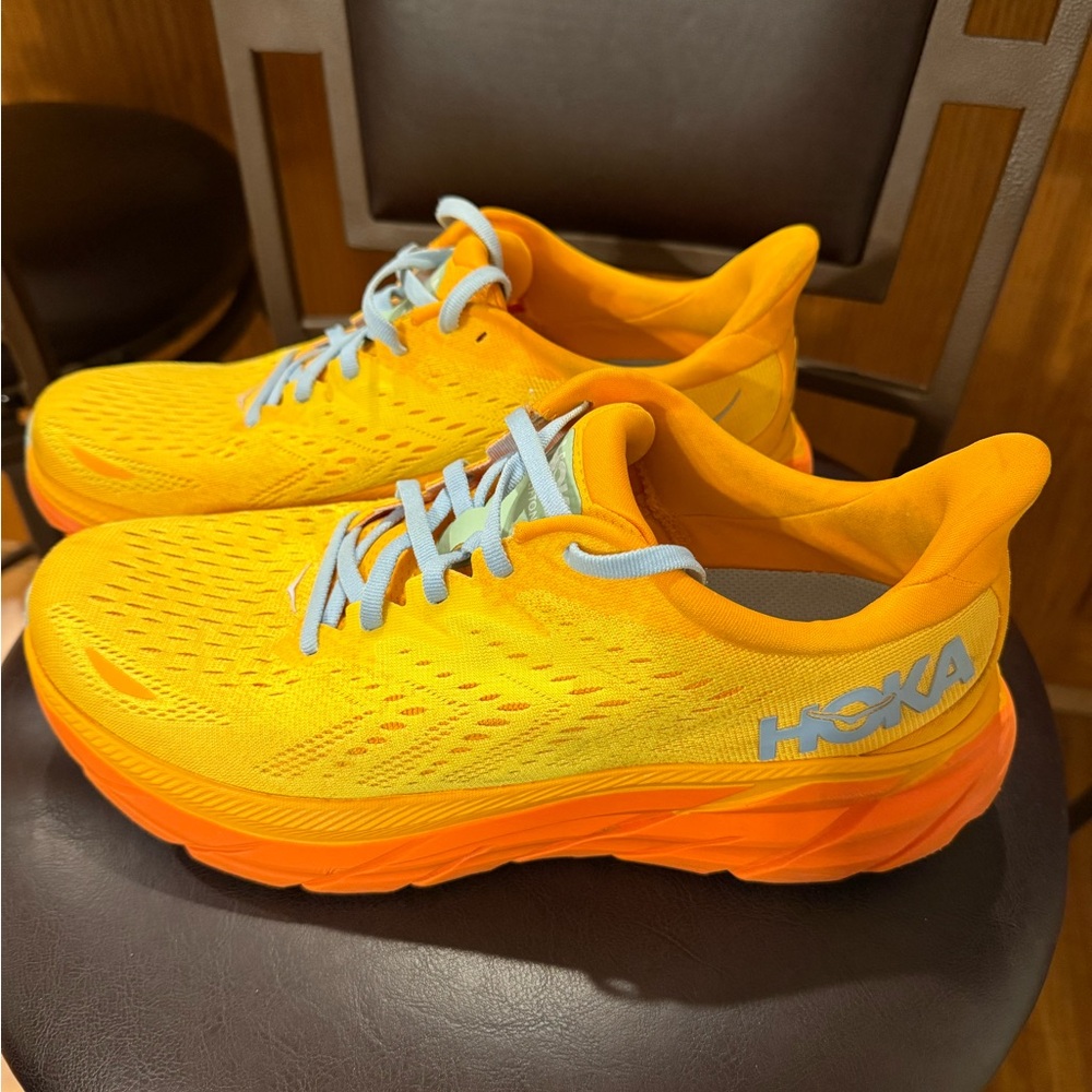 Hoka Vibrant Yellow Sneakers